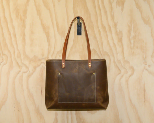 Large Tote | Stoned Oil Tan